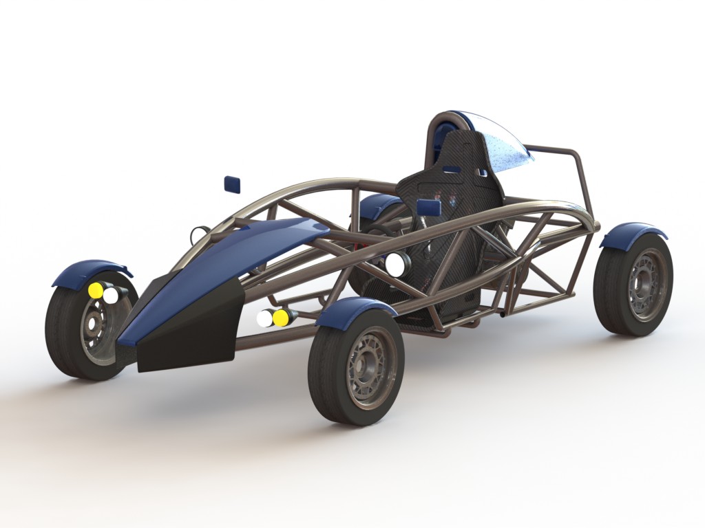 ariel-atom原子跑车3D图纸(无悬挂系统)